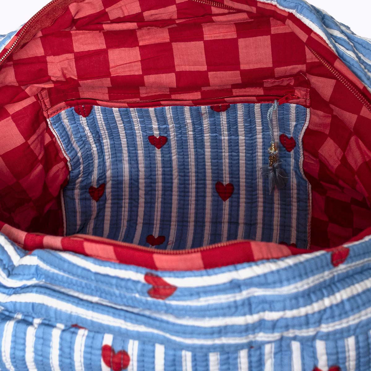 Large travel bag "LOVE Edition" blue