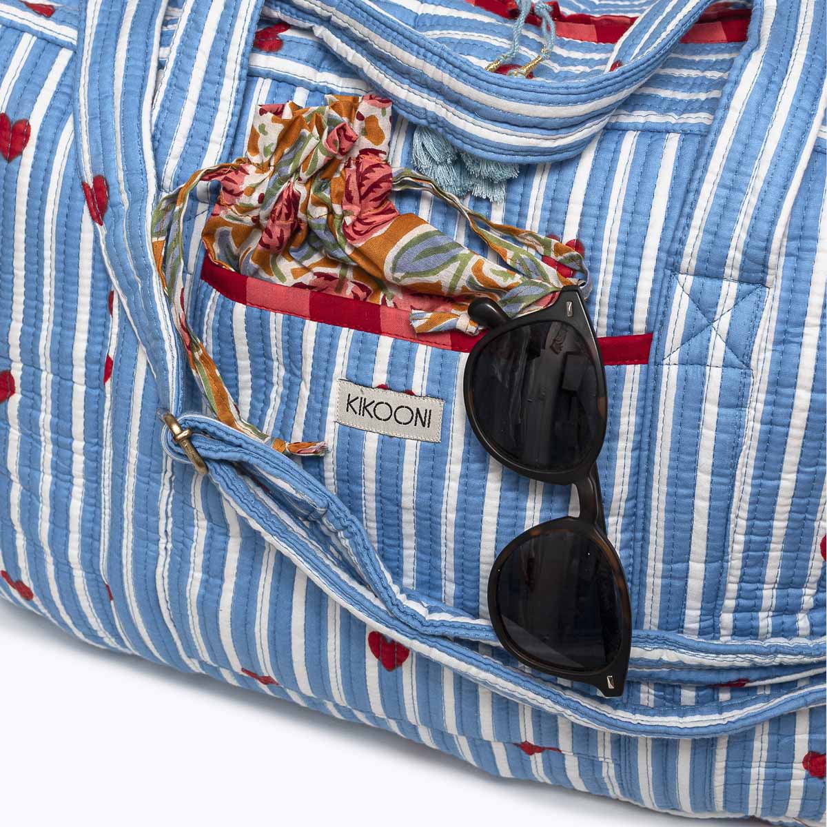 Large travel bag "LOVE Edition" blue