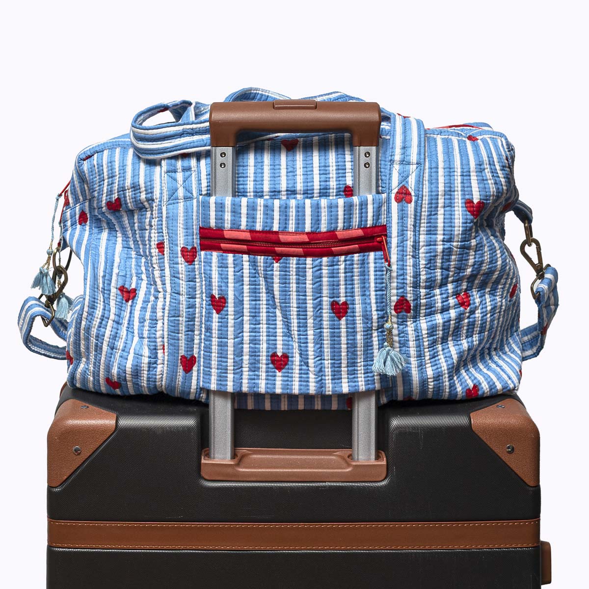 Large travel bag "LOVE Edition" blue
