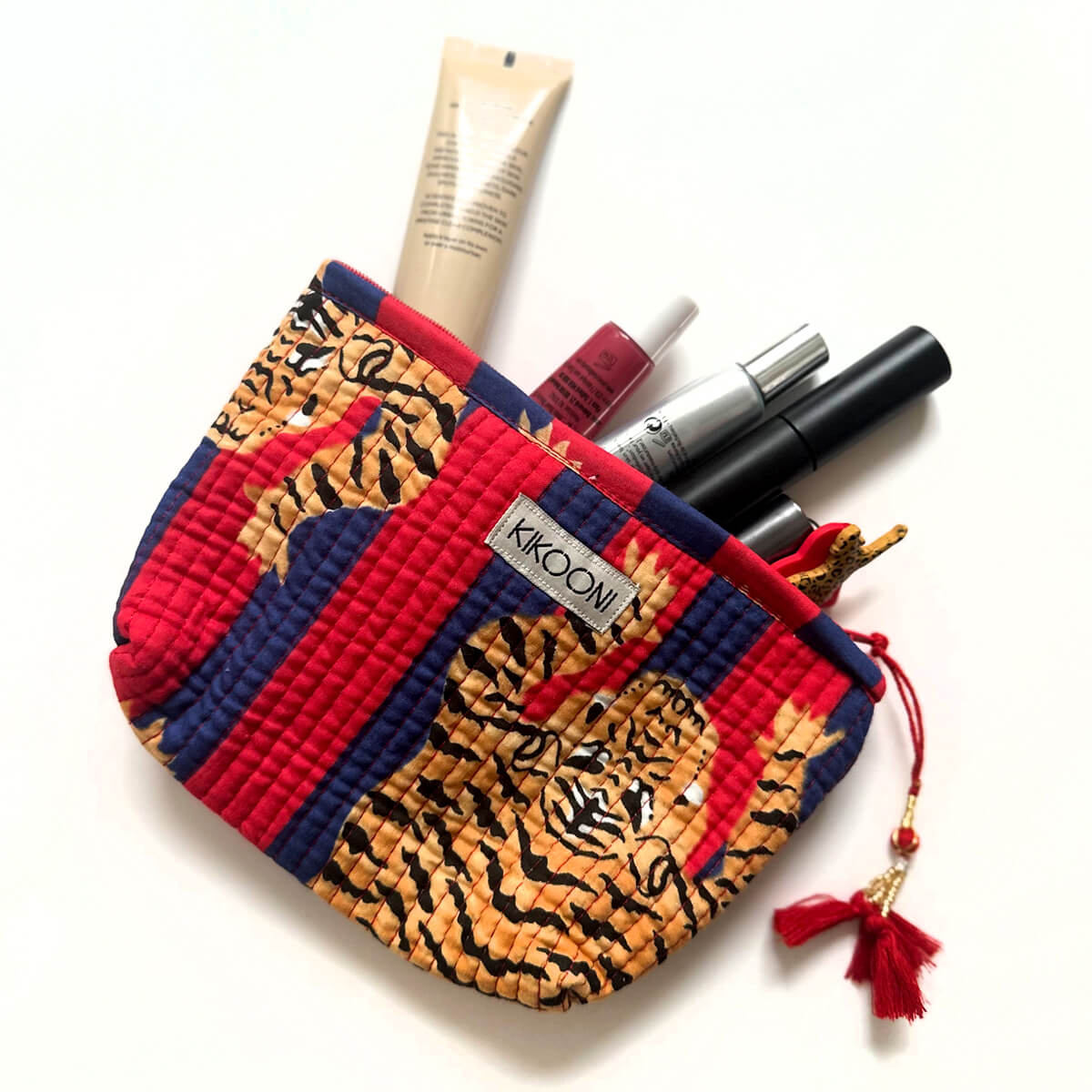 Handmade mini bag "Poppy Tiger Diva"