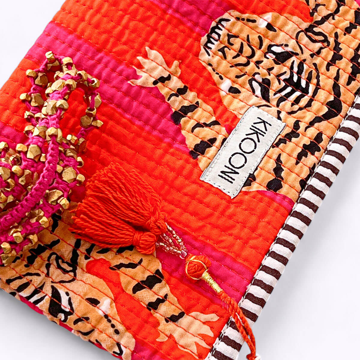 Handgemachte Mini Tasche "Poppy Tiger "