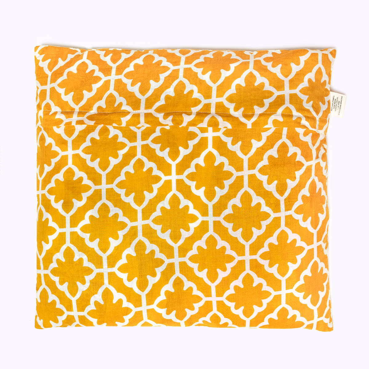 Kissenbezug "Golden Magic" Flower - 100% Baumwolle, handbedruckt