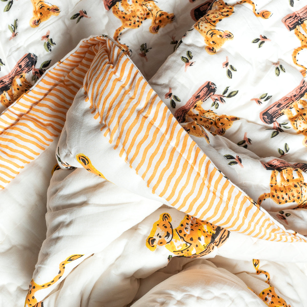 Small bedspread "my little Leo"