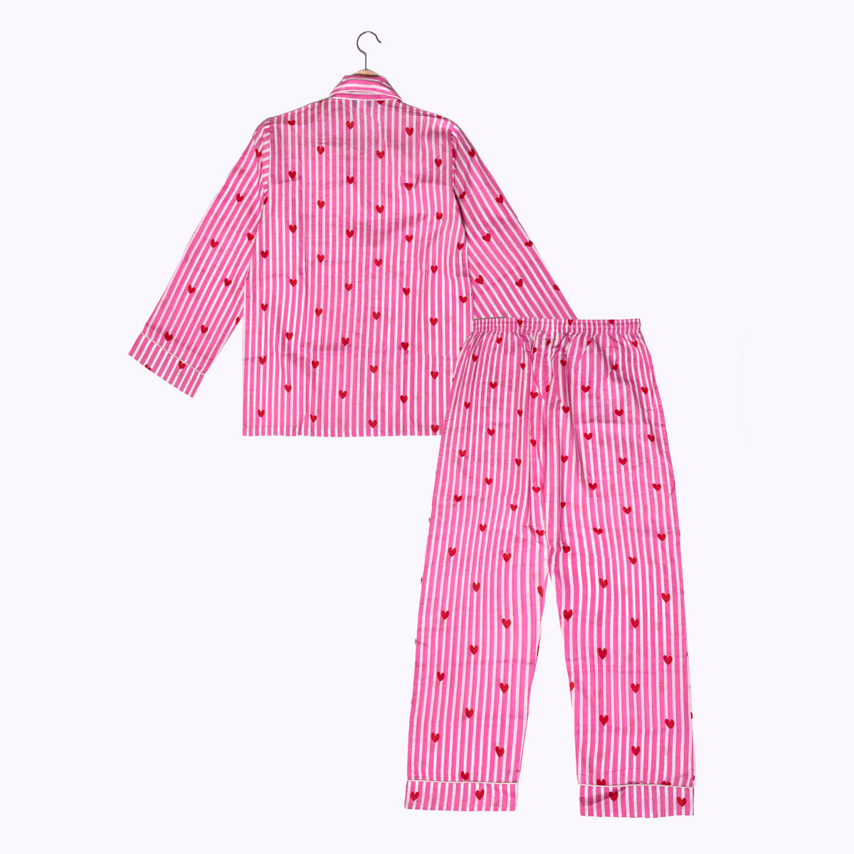Baumwoll Pyjama "LOVE EDITION" pink