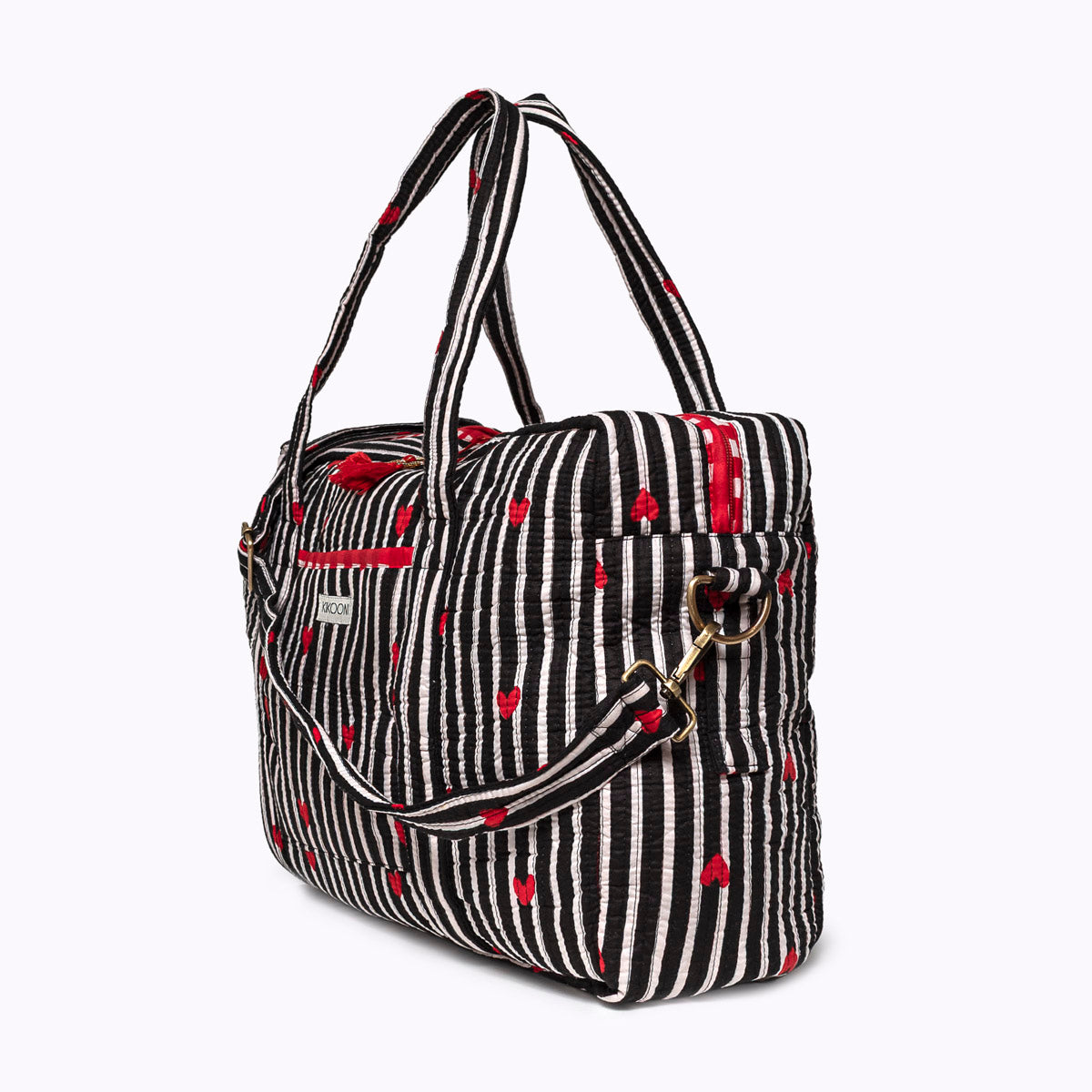 Large travel bag "LOVE Edition" black