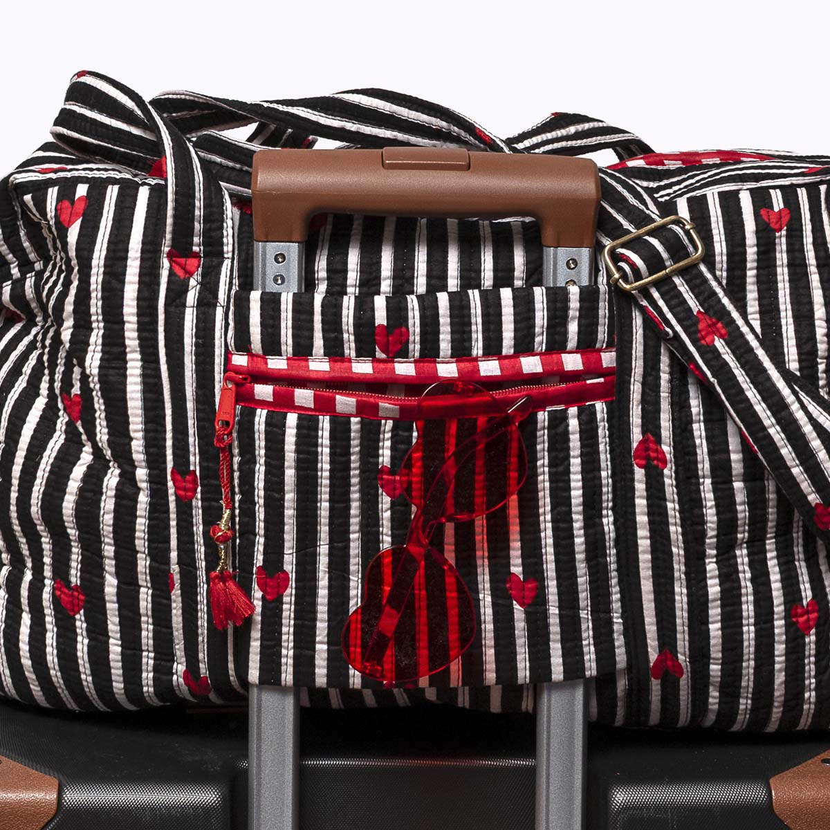 Large travel bag "LOVE Edition" black