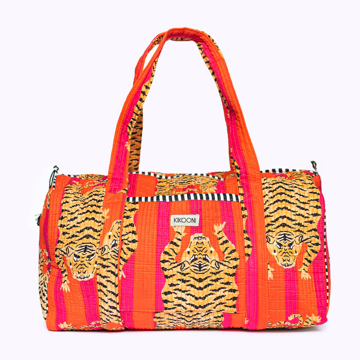 Handgemachte Baumwolltasche "Poppy Tiger"
