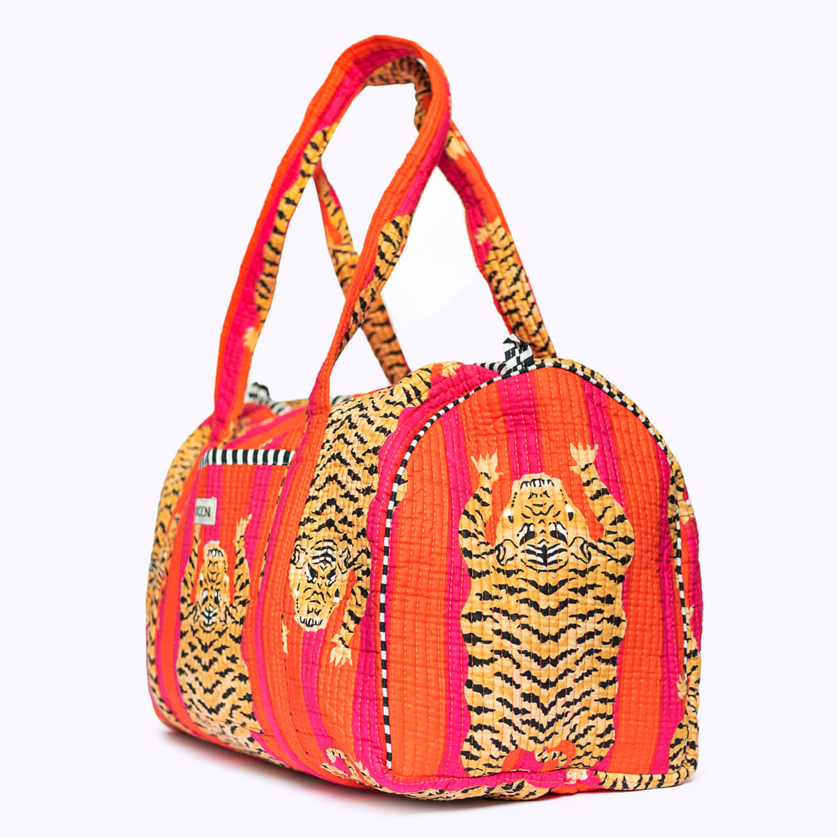 Handgemachte Baumwolltasche "Poppy Tiger"