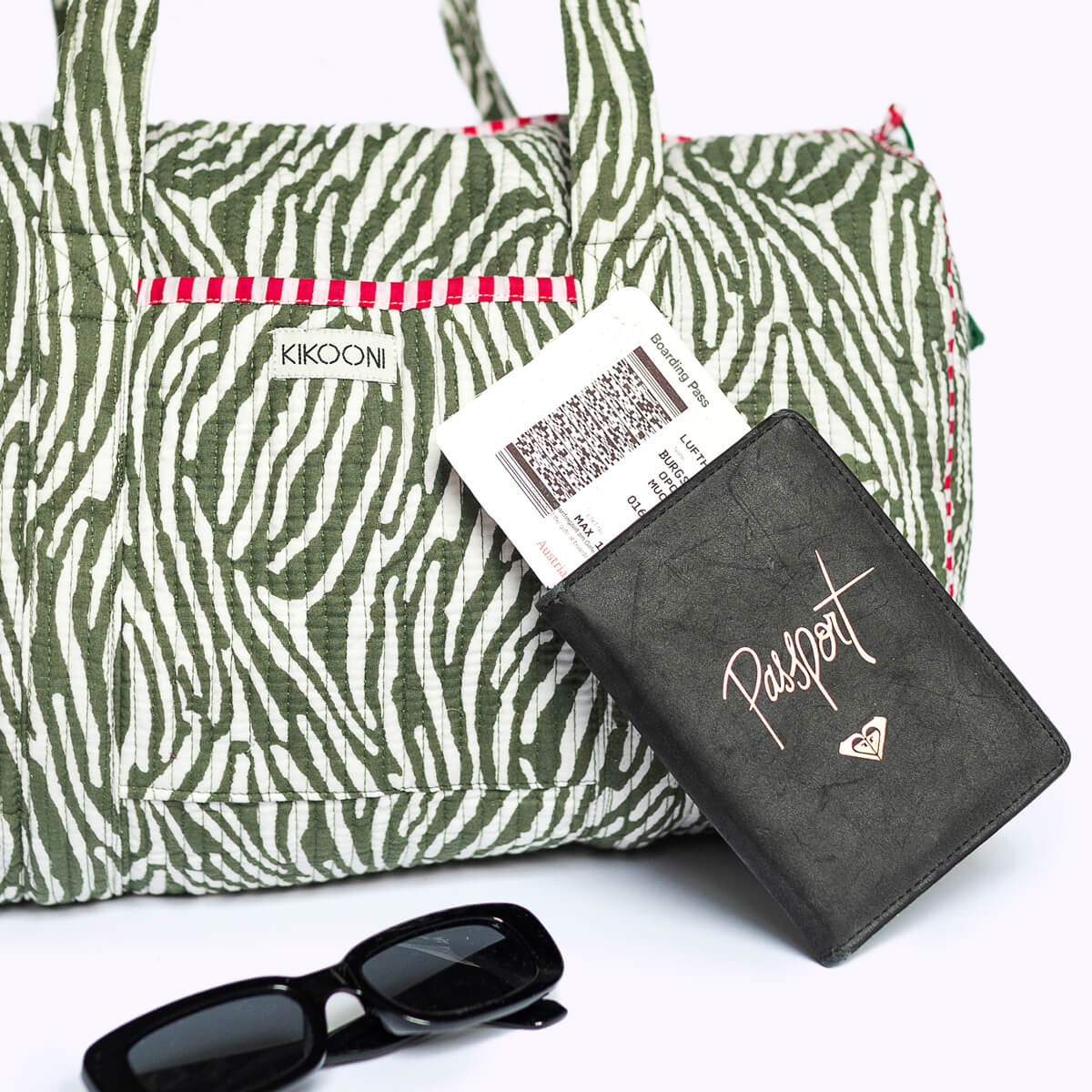 Handgemachte Baumwolltasche "DESERT ZEBRA"