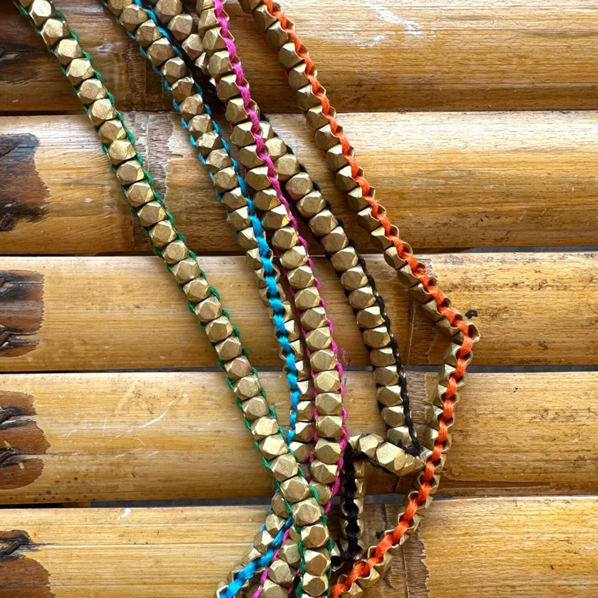 Handmade Dokra necklace "Solid Love"