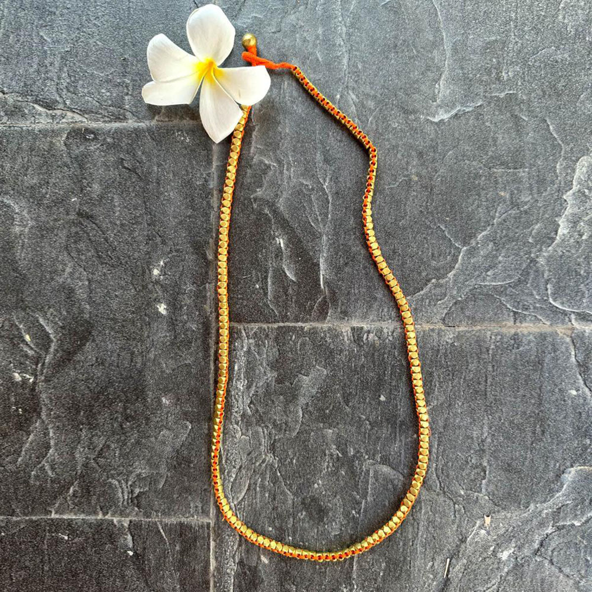 Handmade Dokra necklace "Solid Love"