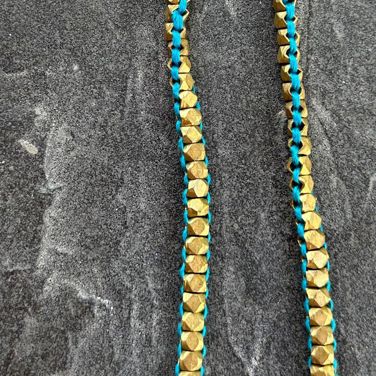 Handmade Dokra necklace "Solid Love"
