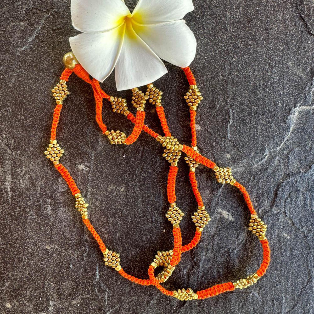Handmade Dokra necklace "Summerlove"