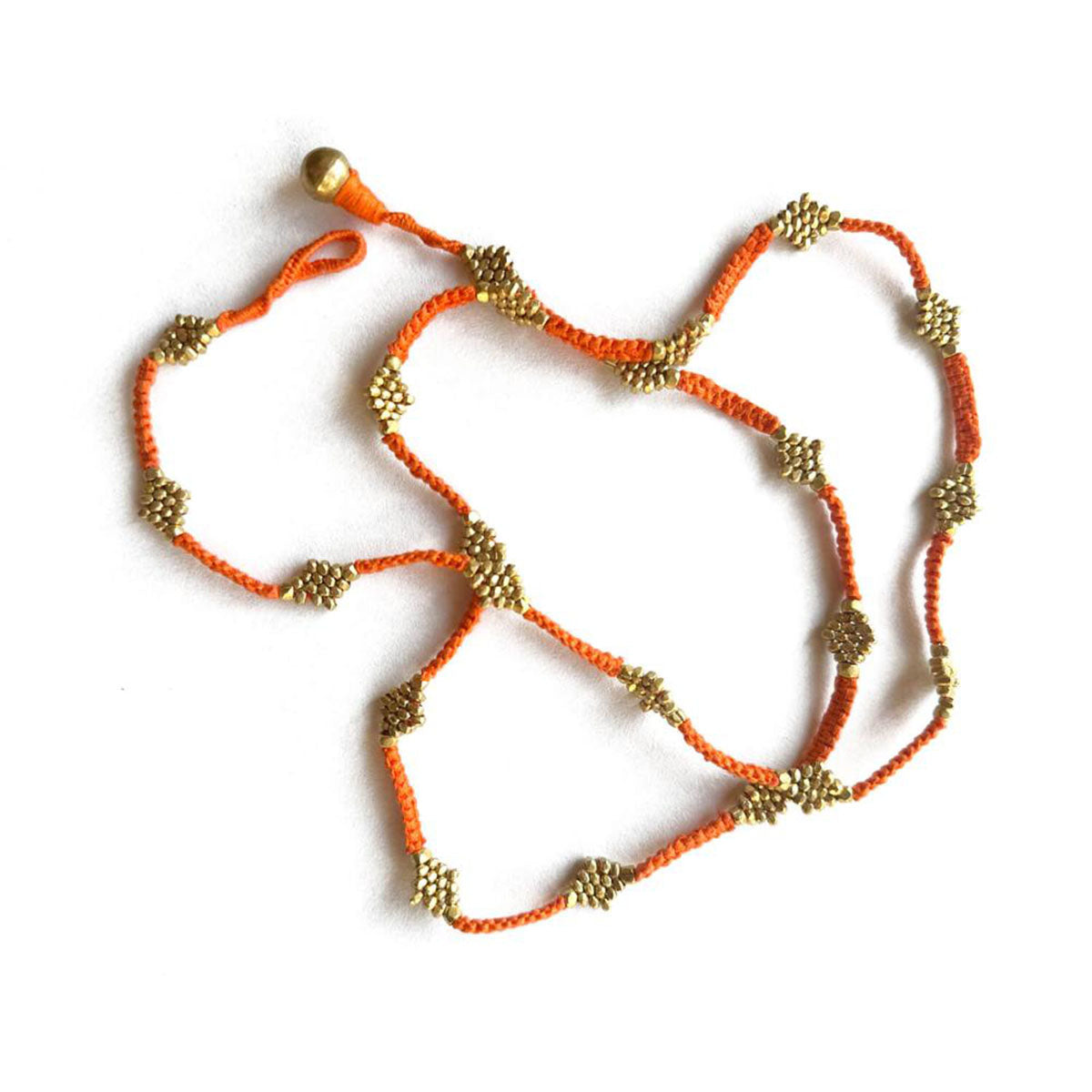 Handmade Dokra necklace "Summerlove"