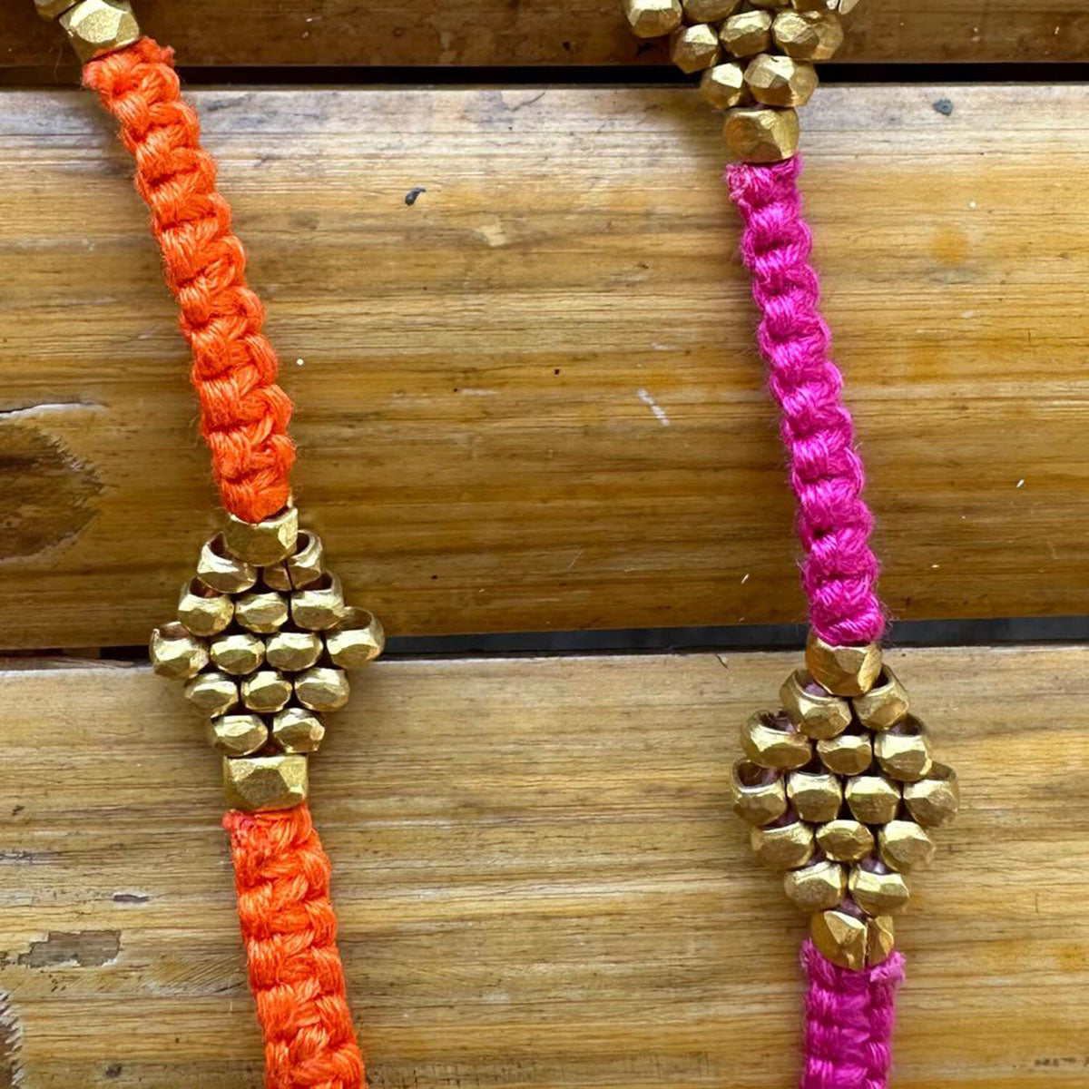 Handmade Dokra necklace "Summerlove"