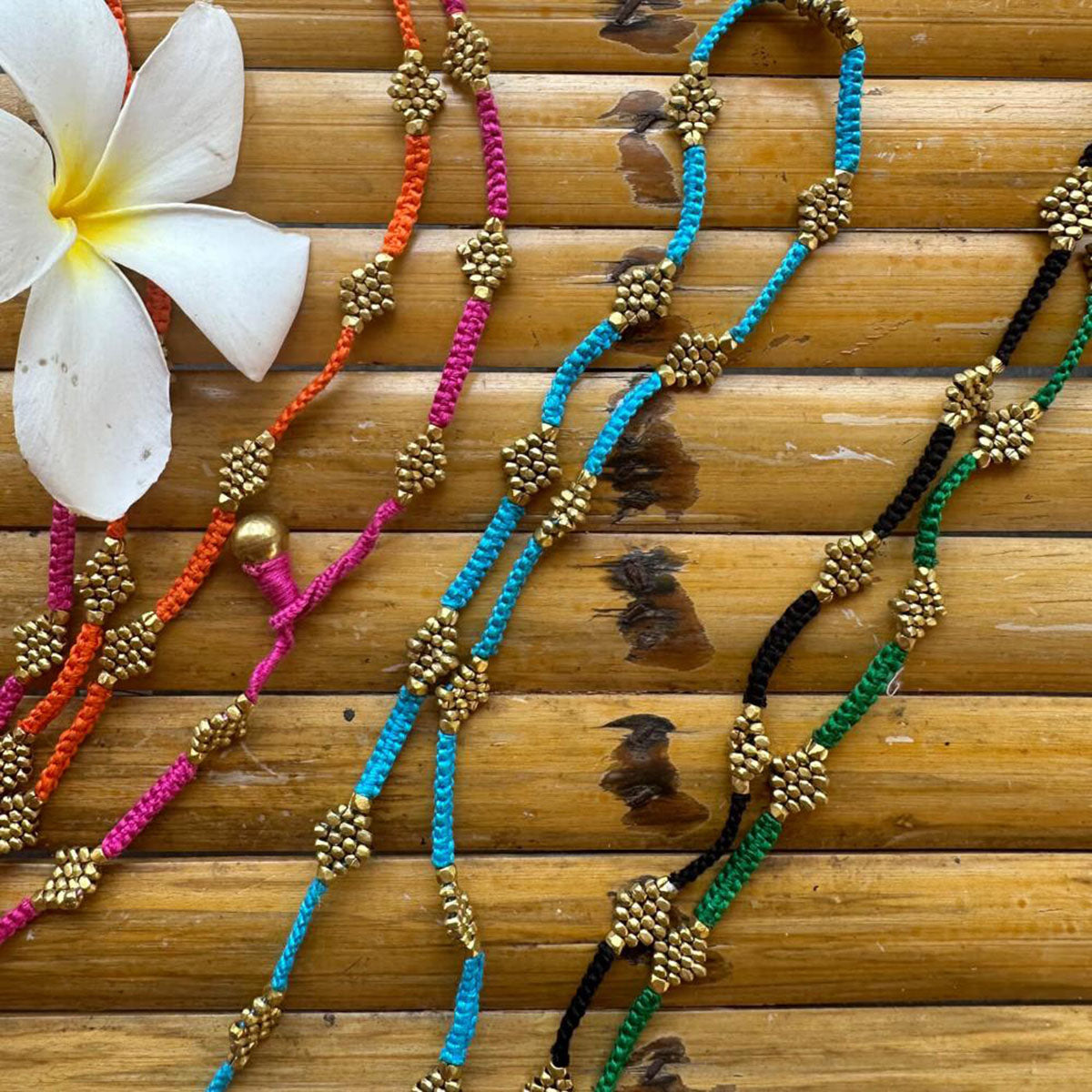 Handmade Dokra necklace "Summerlove"
