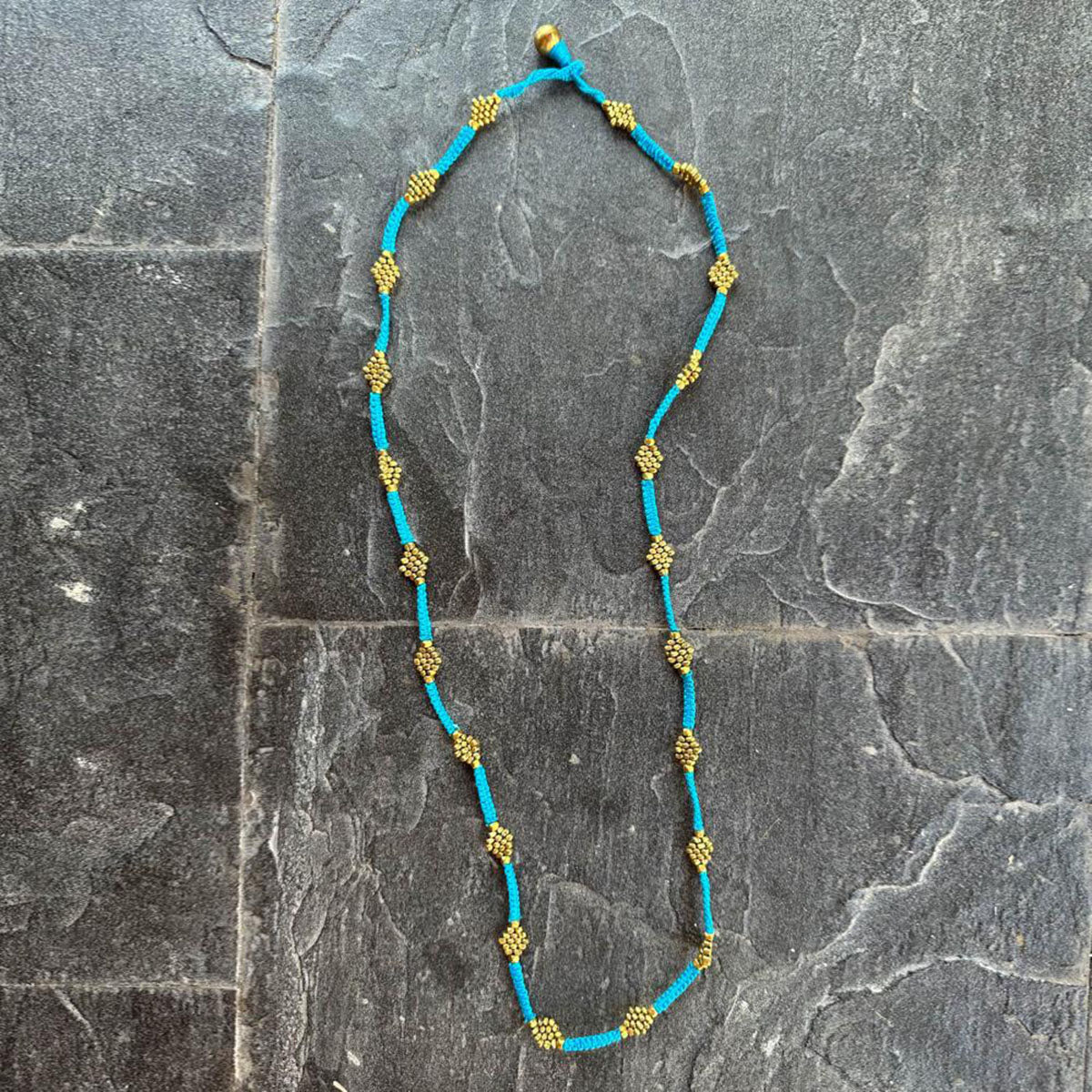 Handmade Dokra necklace "Summerlove"