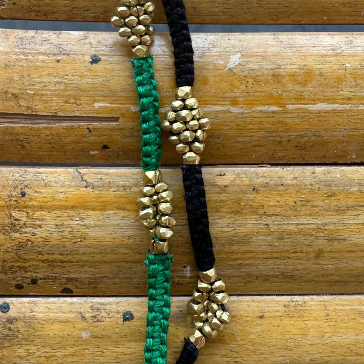 Handmade Dokra necklace "Summerlove"