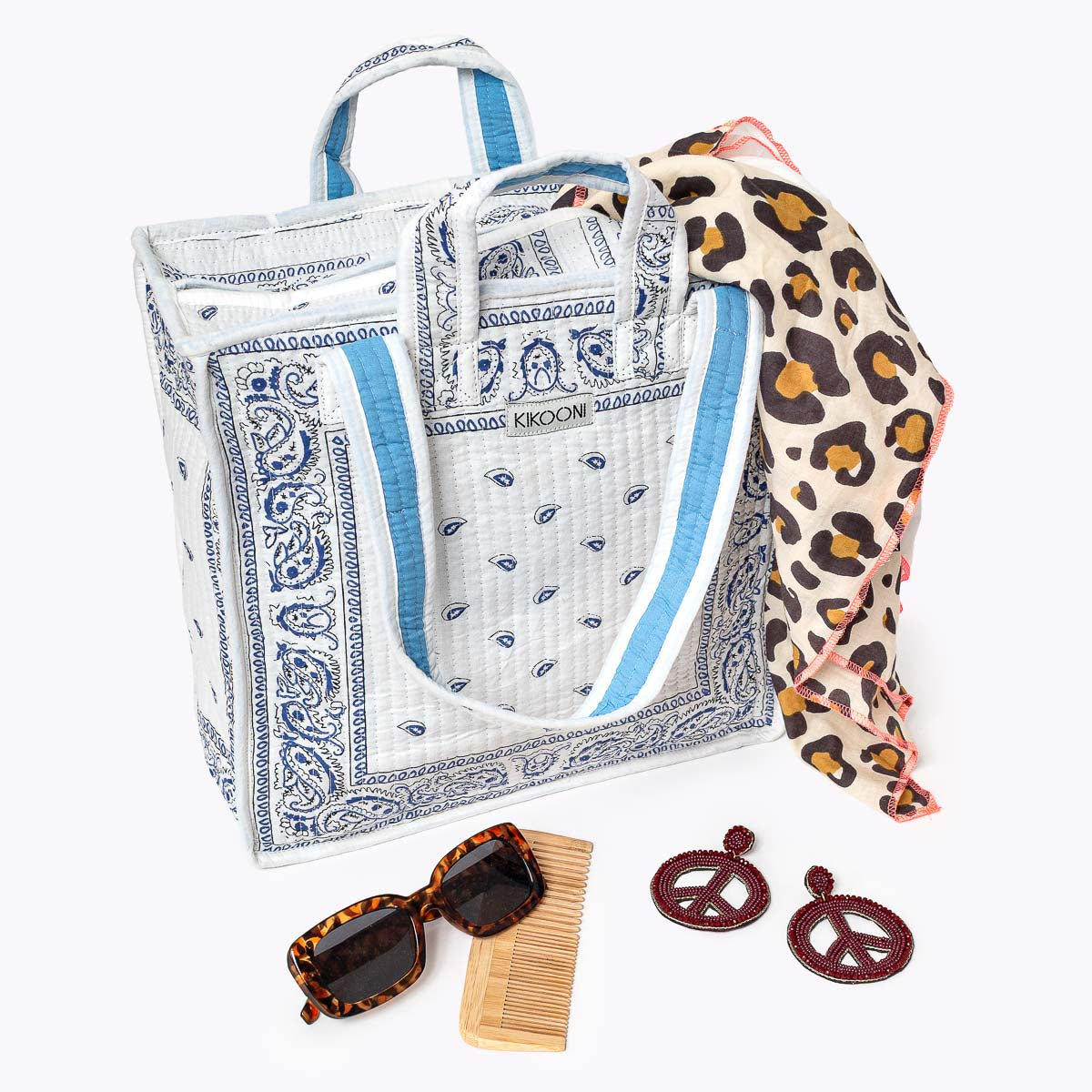 Tiny Tote Shopper– "Paisley Sky"