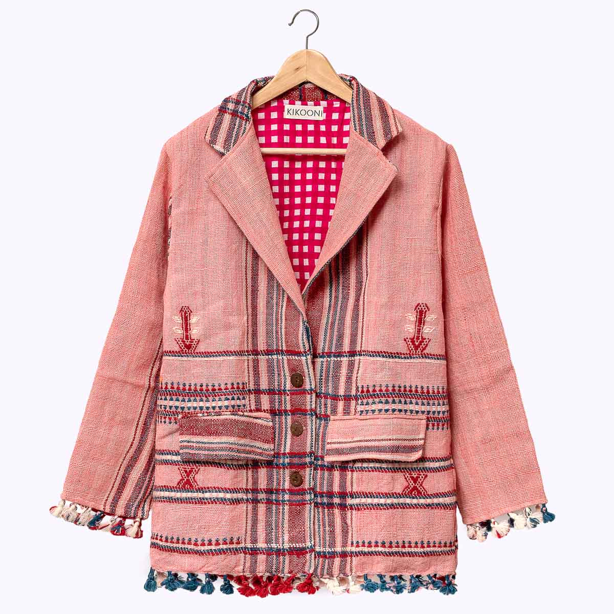 Merino Wolljacke "Powerful Pink"