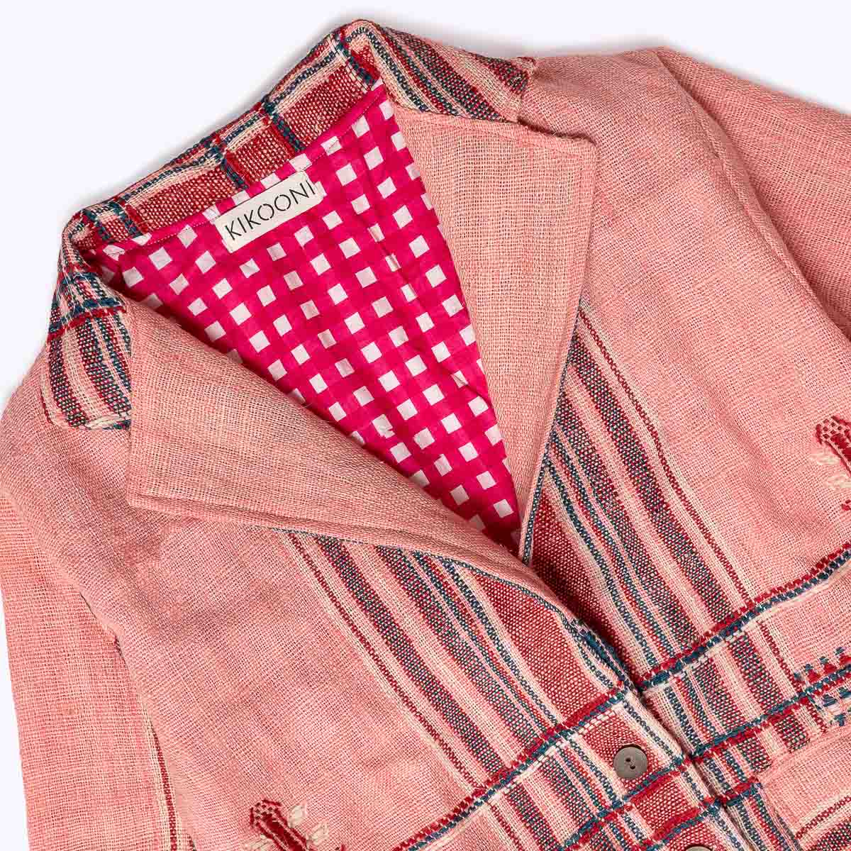 Merino Wolljacke "Powerful Pink"