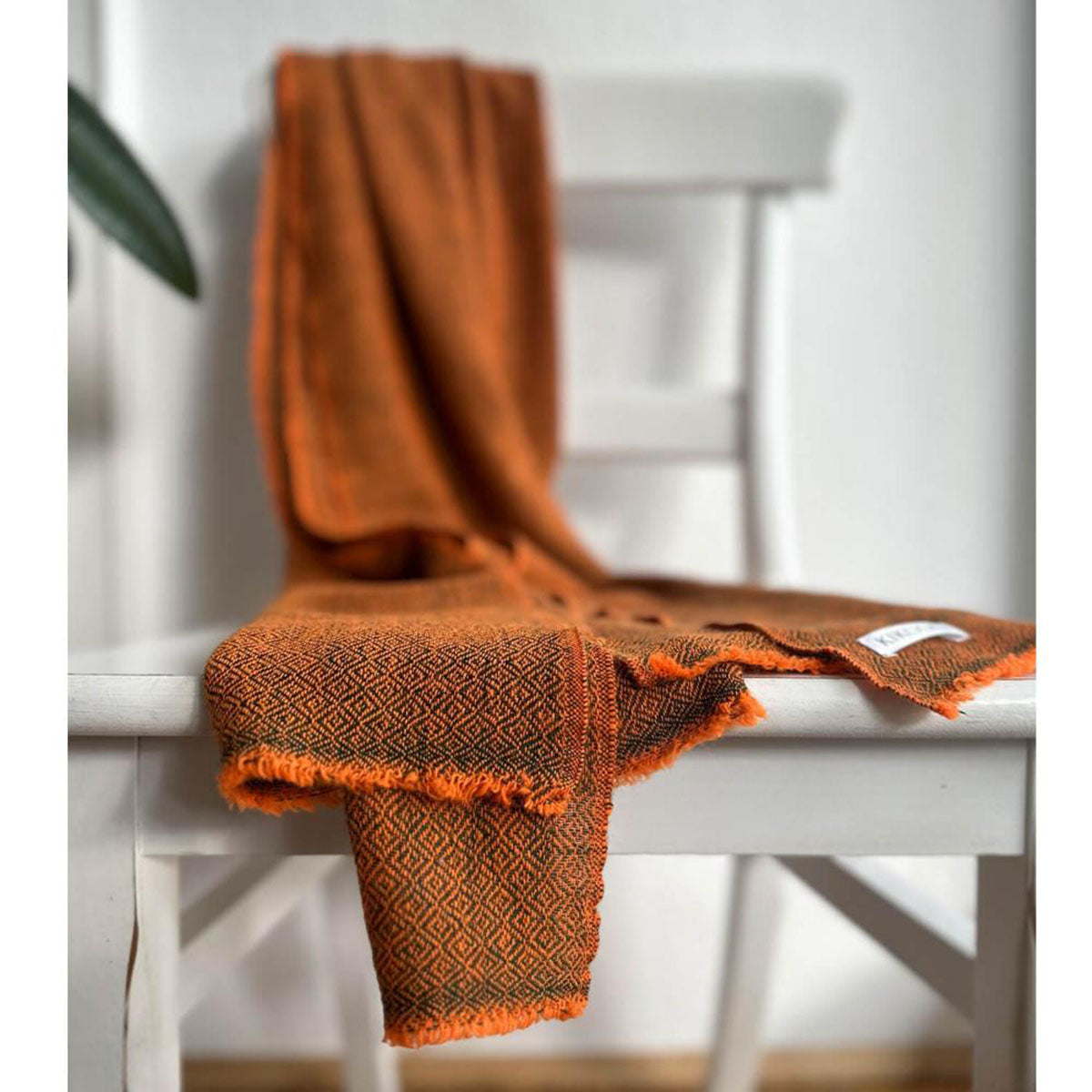 Large cashmere scarf "Magic SUNSET"