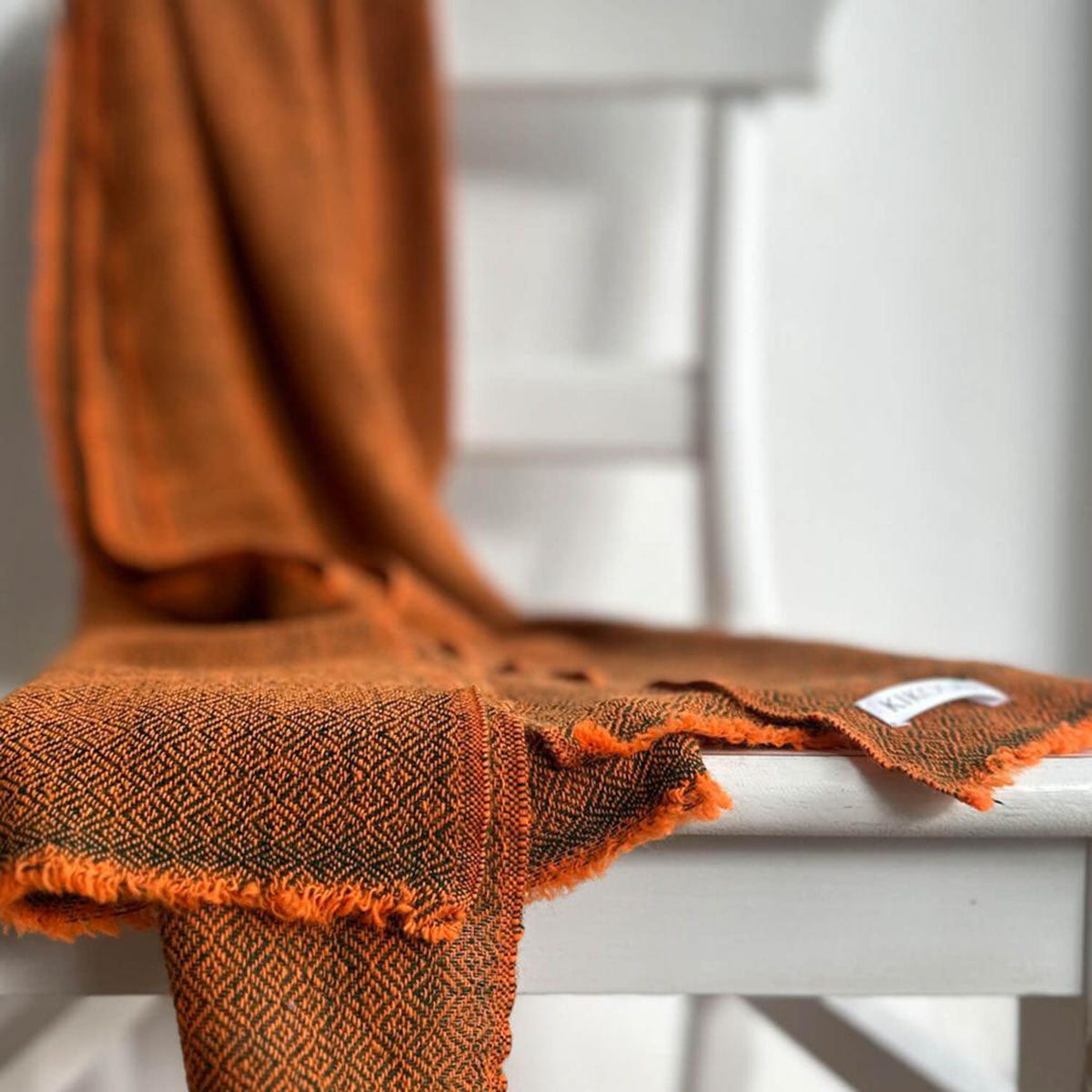 large cashmere scarf "Magic SUNSET"