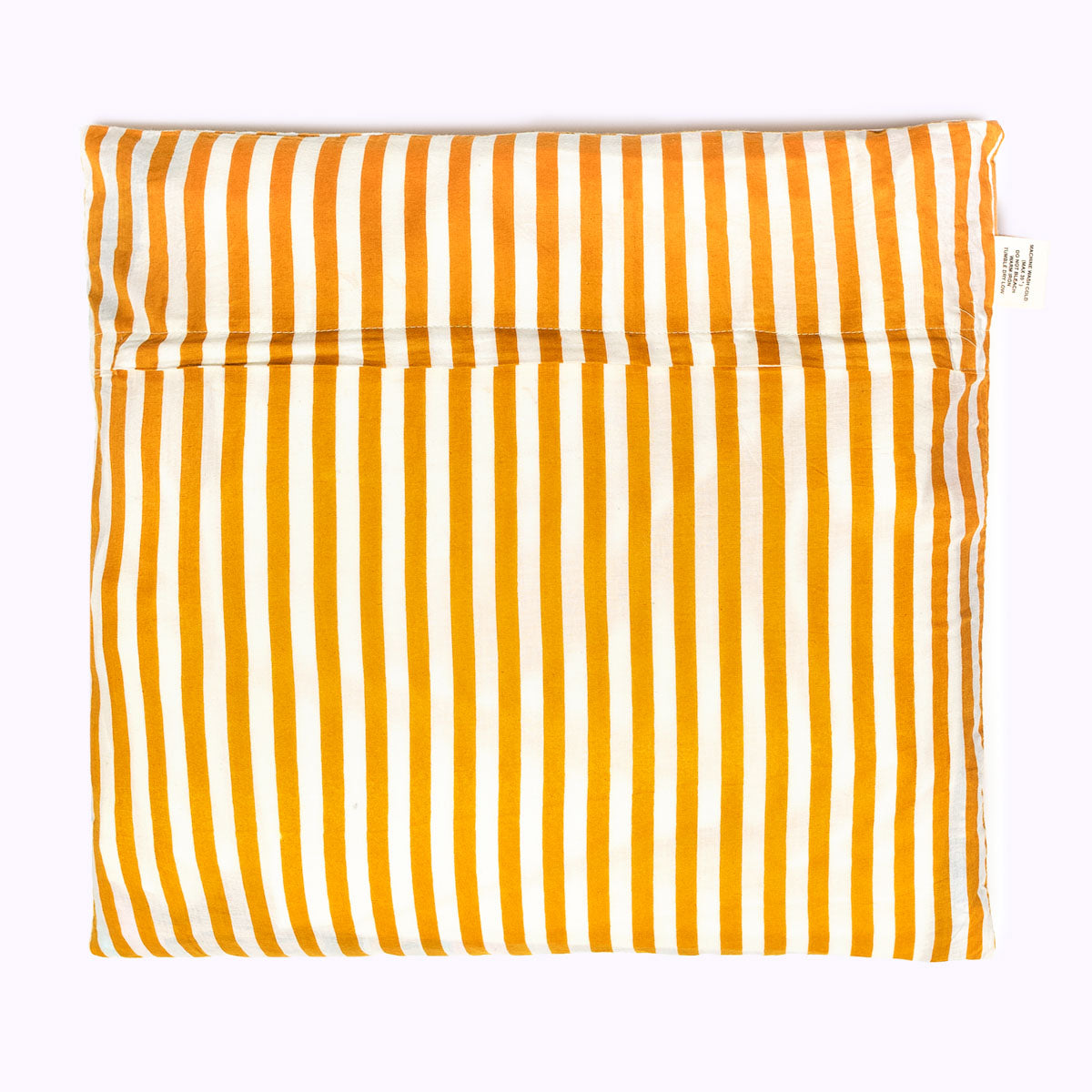 "Golden Magic" cushion cover stripes - 100% cotton, hand-printed