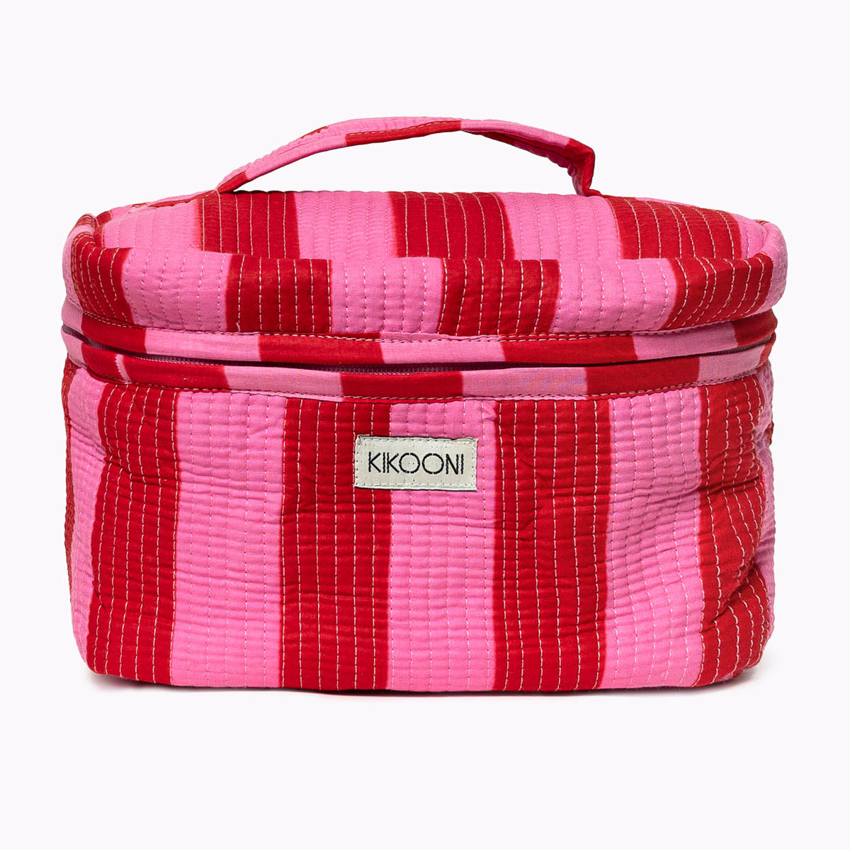 Large cosmetic bag BIG BEAUTY "BOLD STRIPES love"