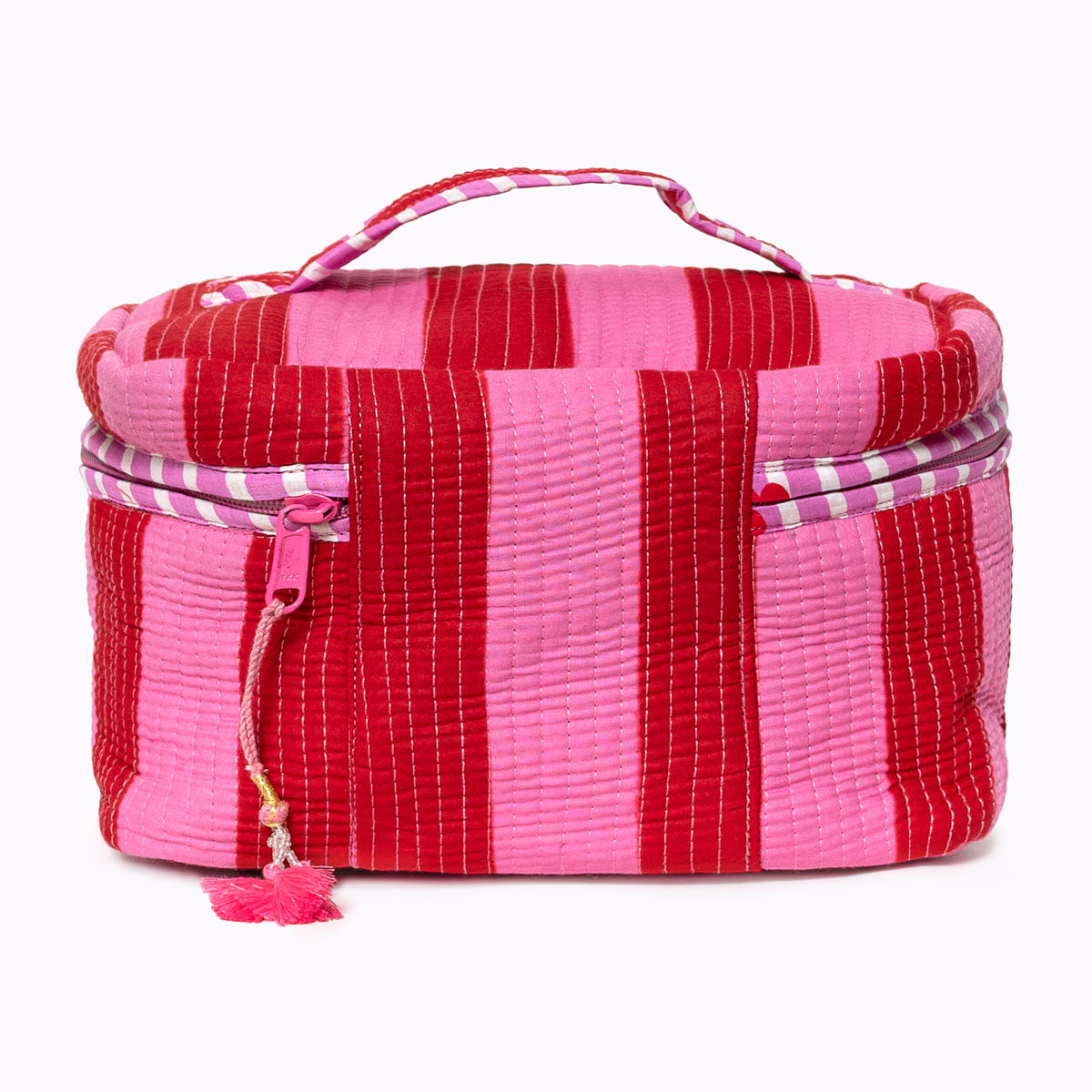 Large cosmetic bag BIG BEAUTY "BOLD STRIPES love"