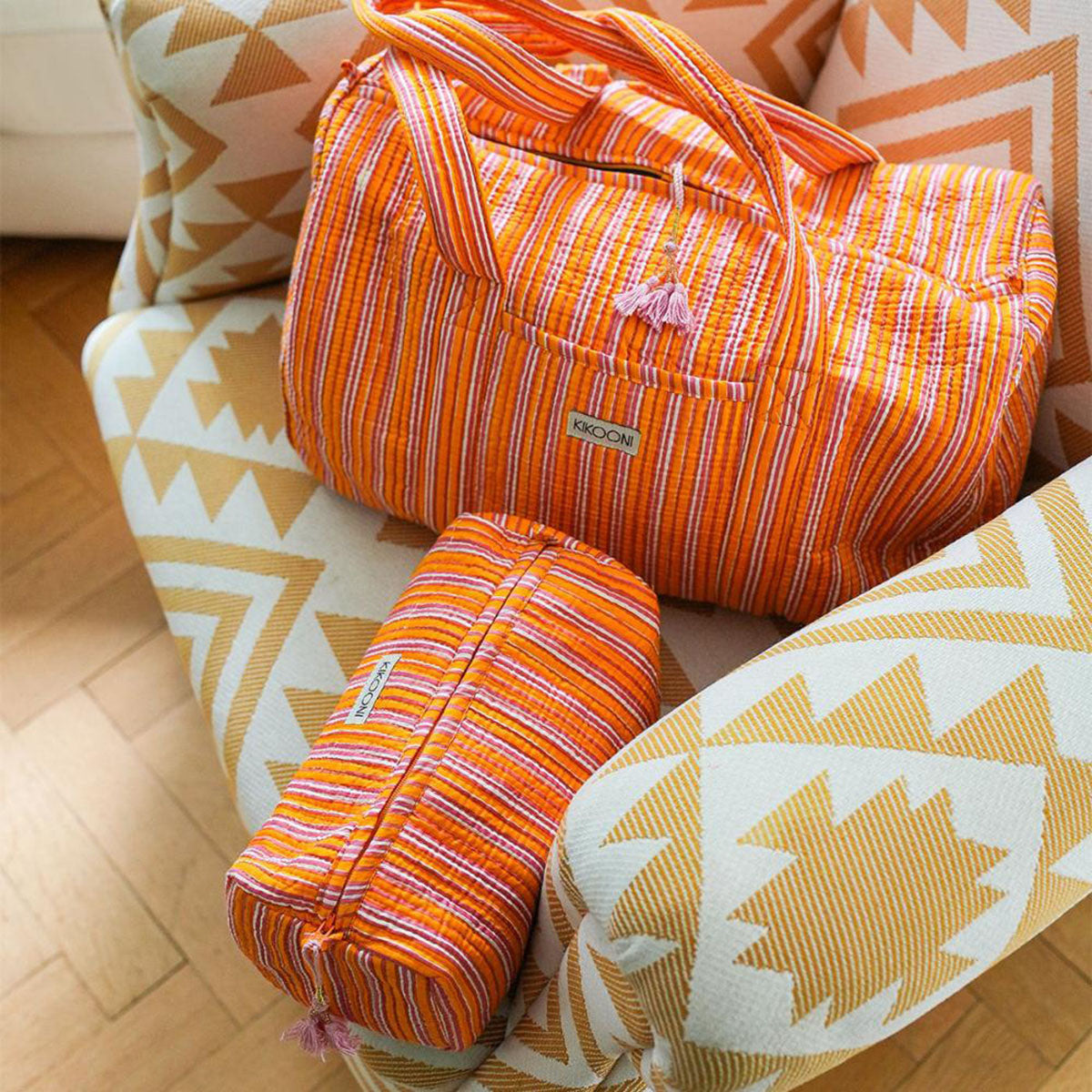 Handmade cotton bag "Stripes"