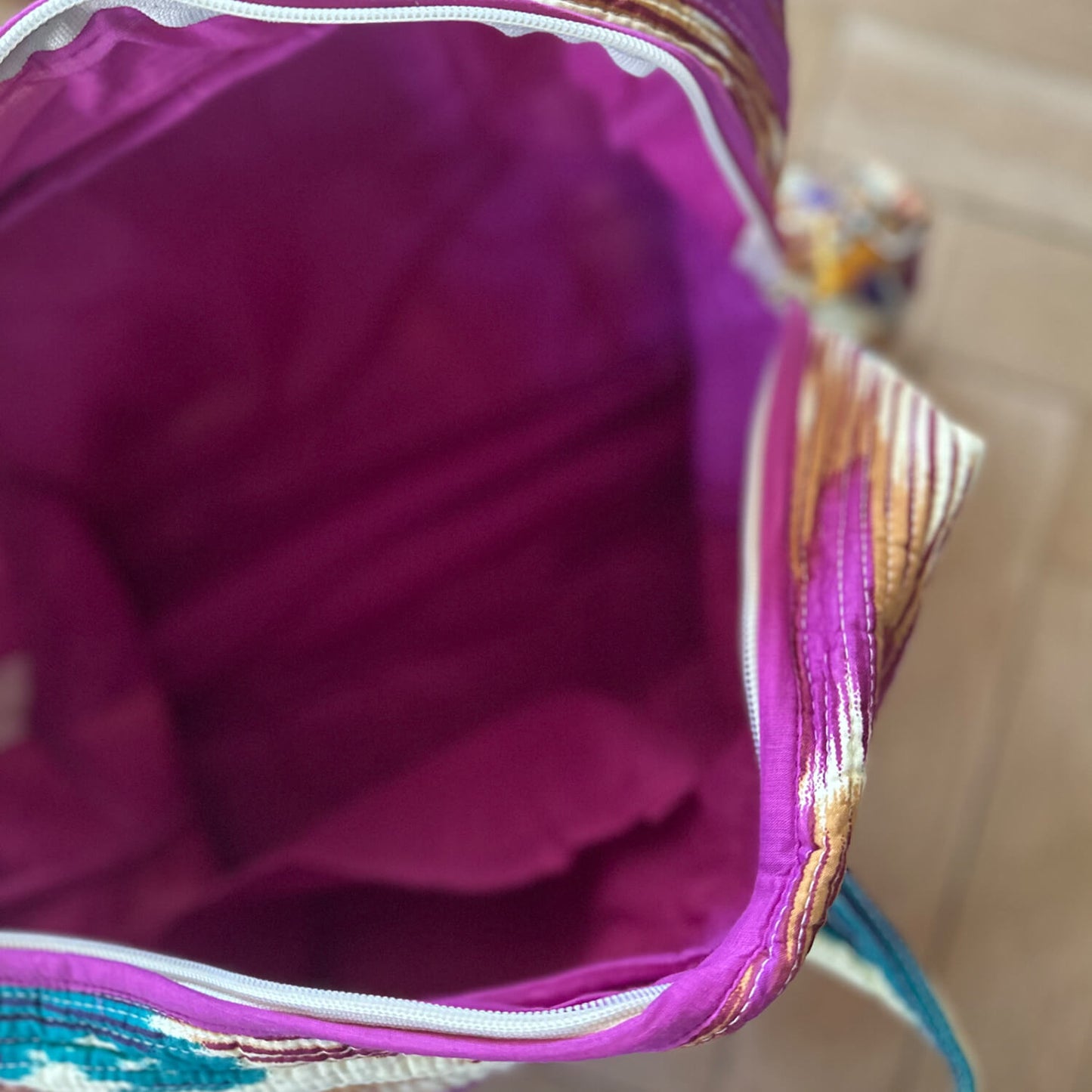 Große Reisetasche "Happy Ikat"