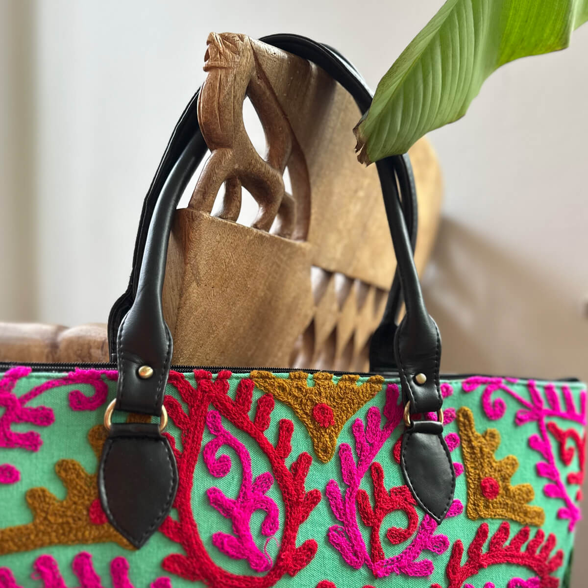 XL Weekender "Poppy Green"