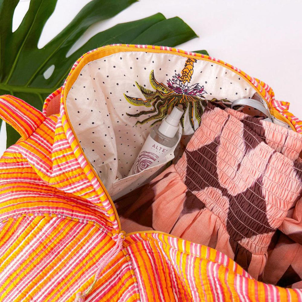 Handmade cotton bag "Stripes"