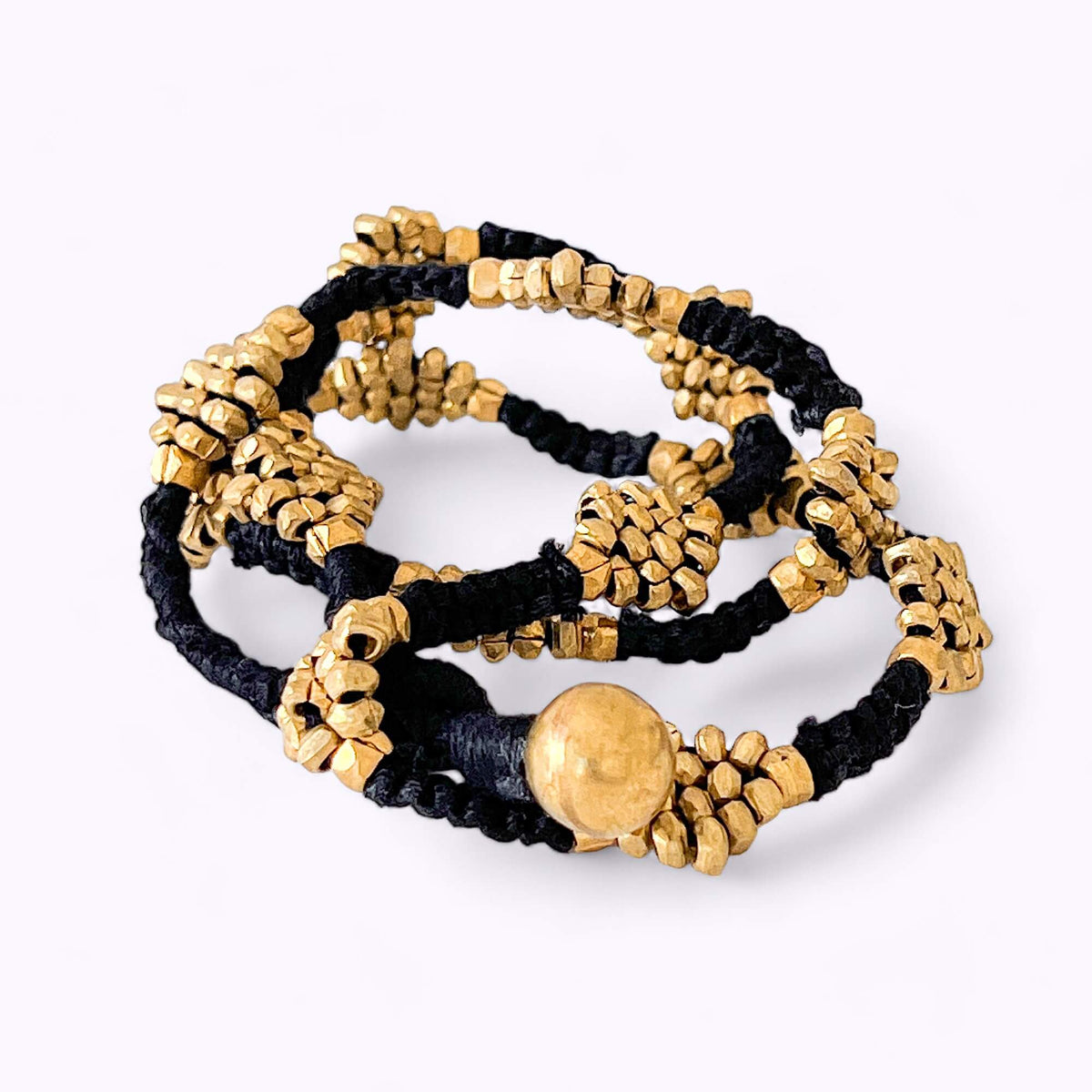 Dokra necklace "Flower"