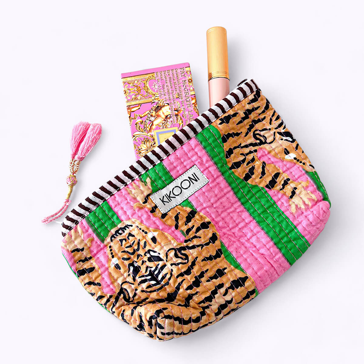 Handmade mini bag "Poppy Tiger Candy"