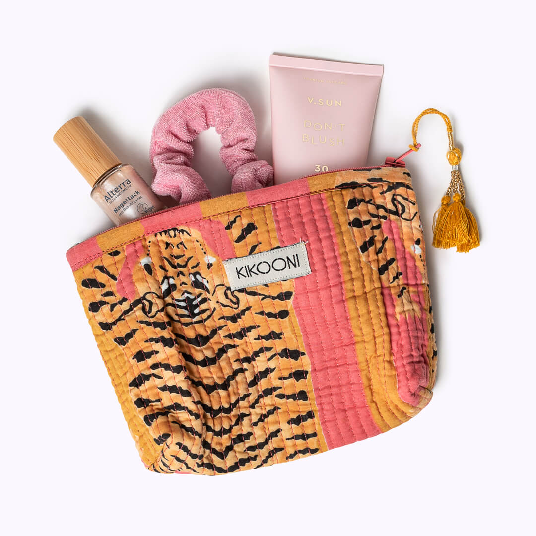 "Poppy Tiger Sunset" mini bag