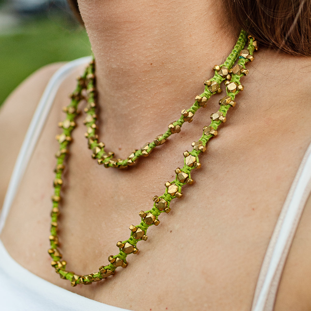 Dokra necklace "Priestess"