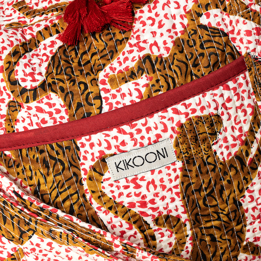 Große Reisetasche "h.leopard"