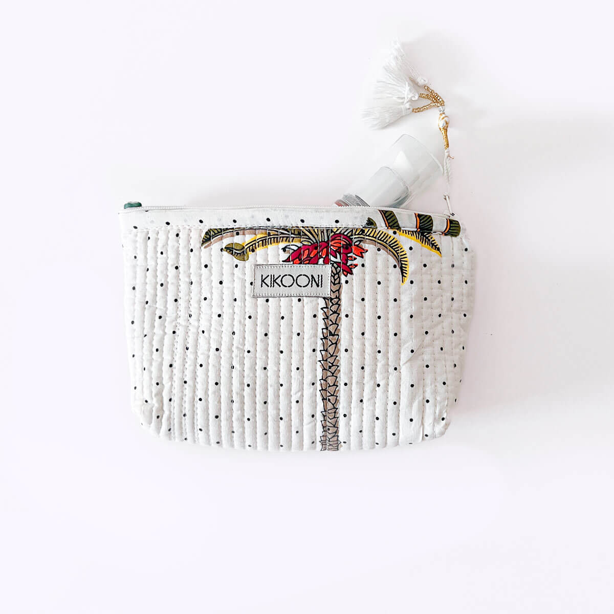Handgemachte Mini Tasche "Palms"