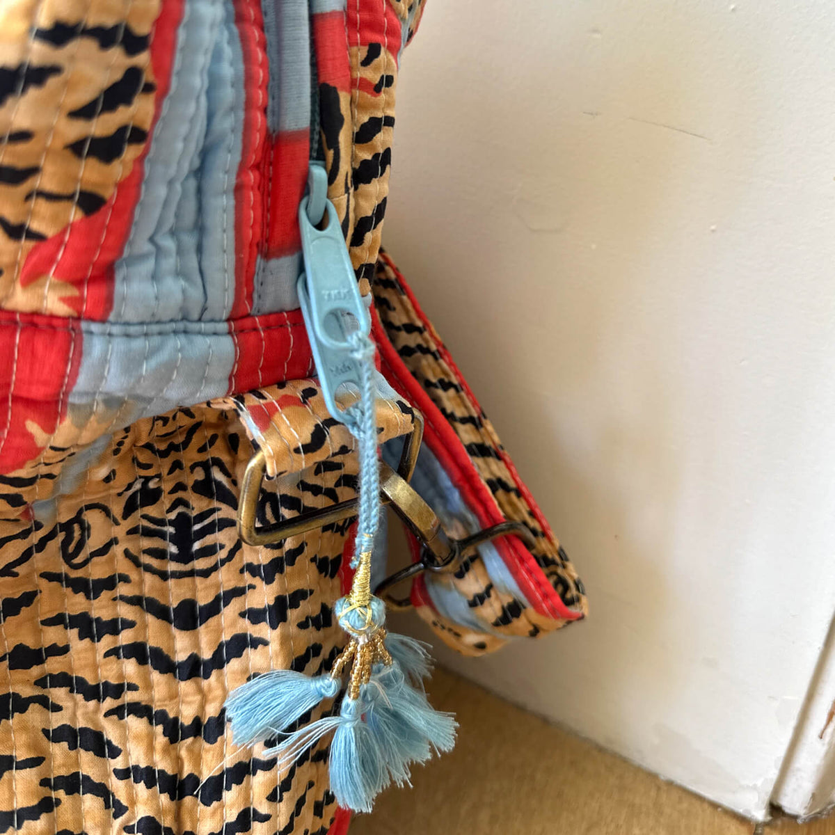 Large travel bag "Poppy Tiger Funky"