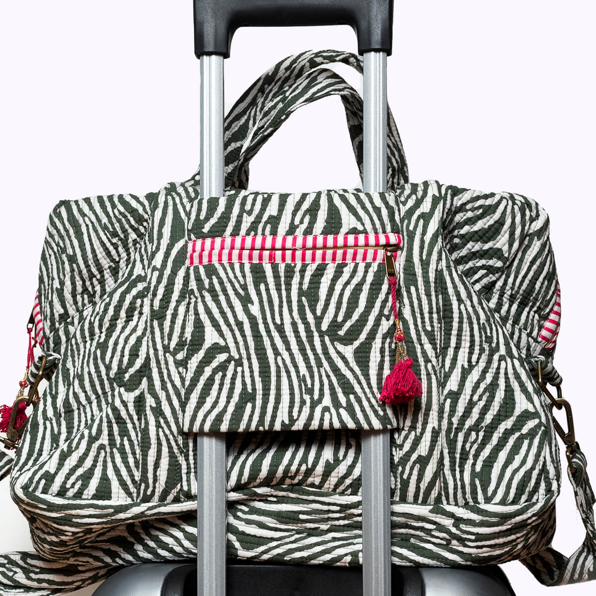 Large travel bag "Desert Zebra"