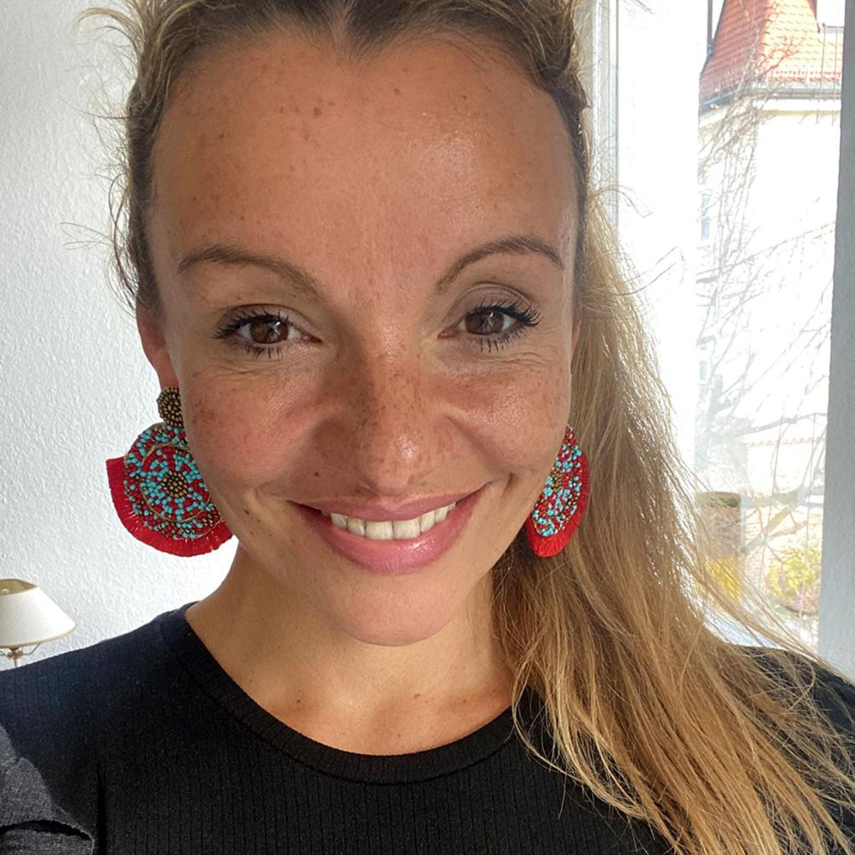 Handmade earrings "mongolia"
