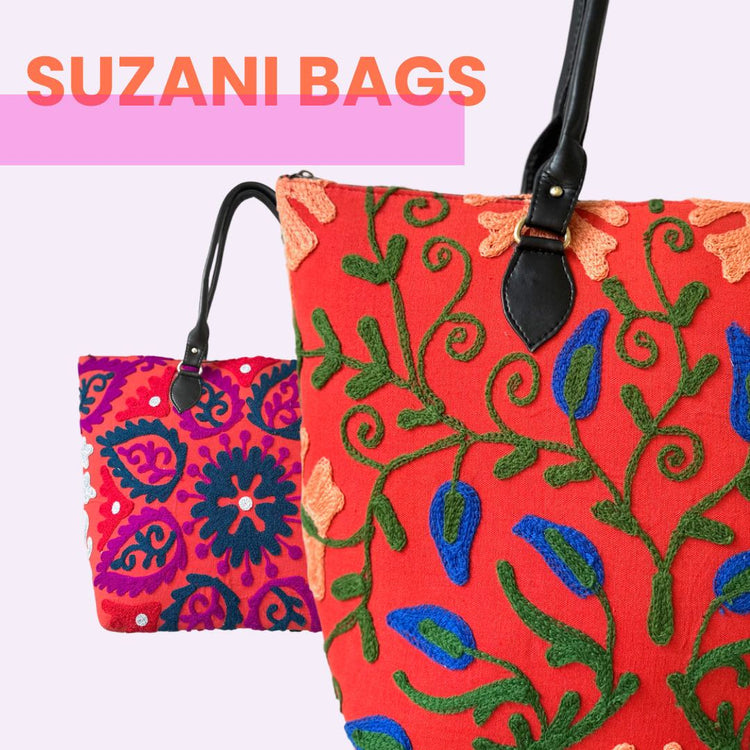 einzigartige Suzani Bags im SALE