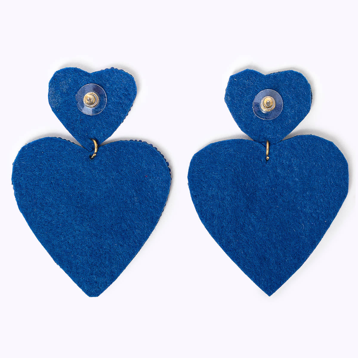 Beaded earrings "My Heart"