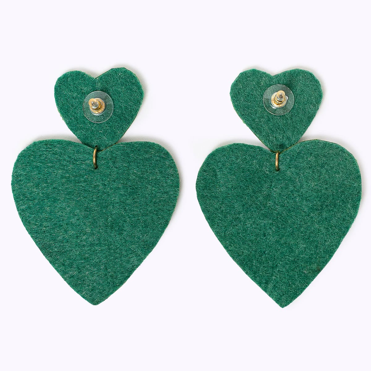 Beaded earrings "My Heart"