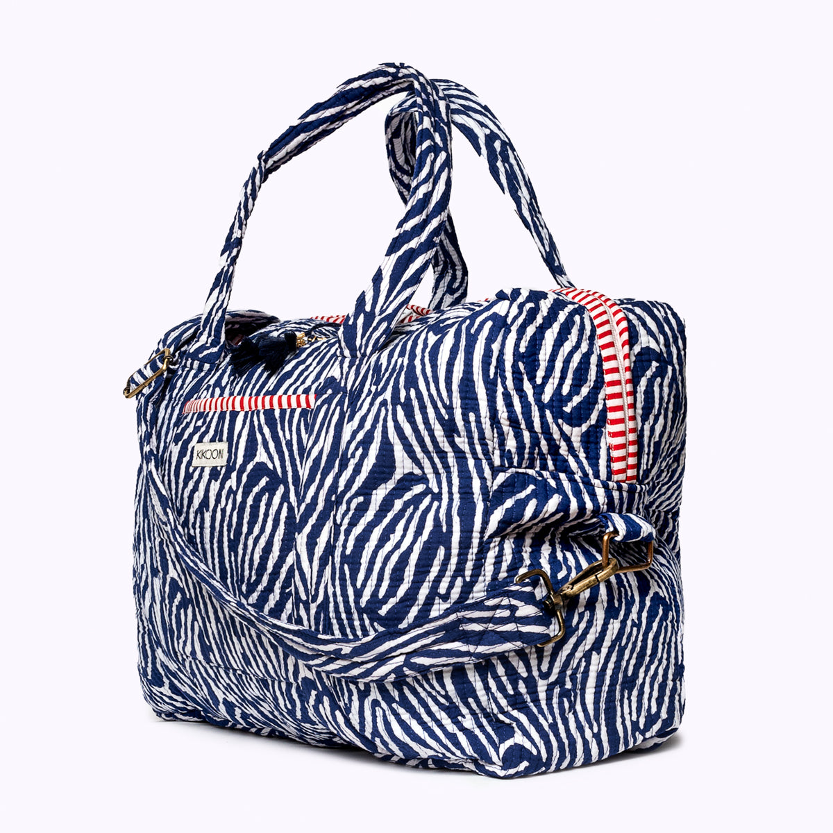 Große Reisetasche "Blue Zebra"