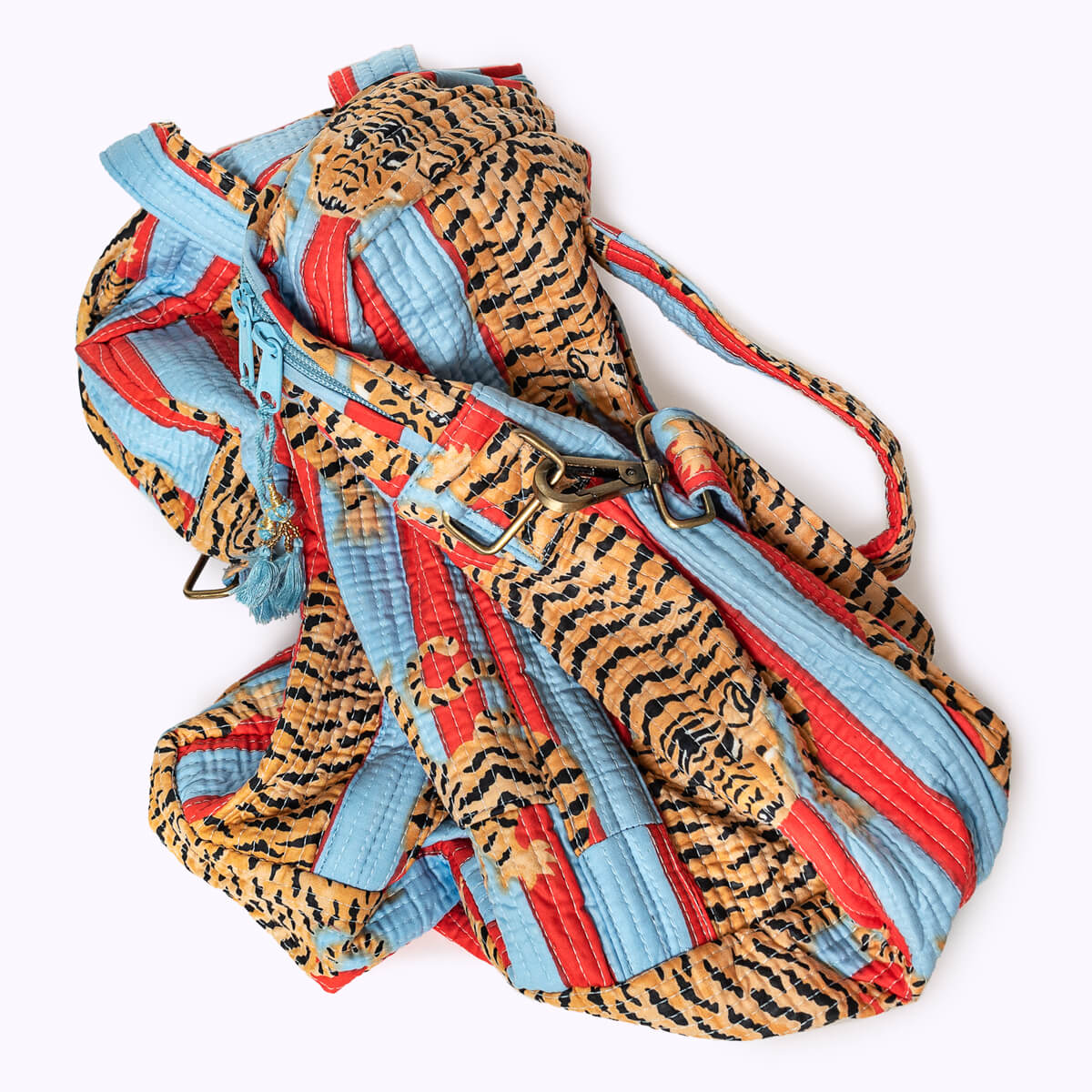 Large travel bag "Poppy Tiger Funky"