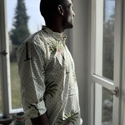 Cotton Shirt Palms 