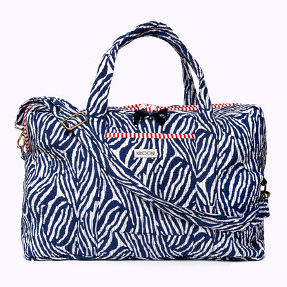 Große Reisetasche "Blue Zebra"